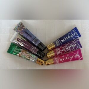 Lot Of 6 Bath & Body Works Lip Gloss